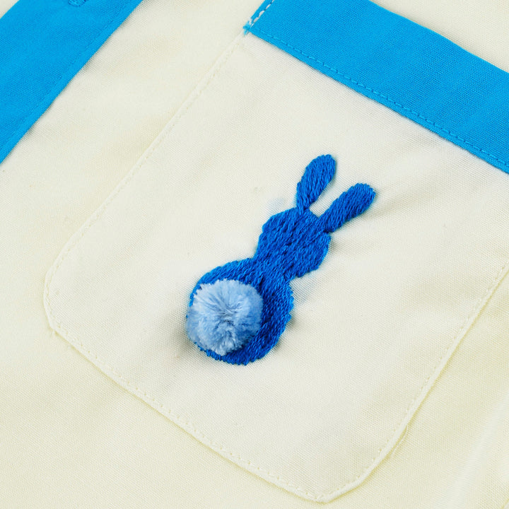 boys easter bunny shorts set