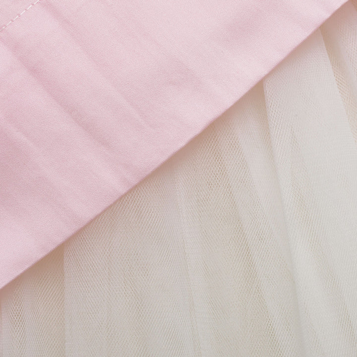 Ocean Baby Pink Heart Sateen Dress (NB-8Yrs)