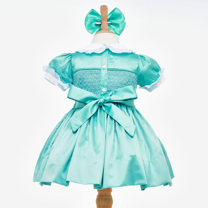 baby girls marine smocked dress