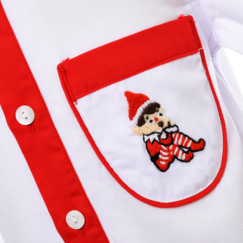 boys christmas elf shirt