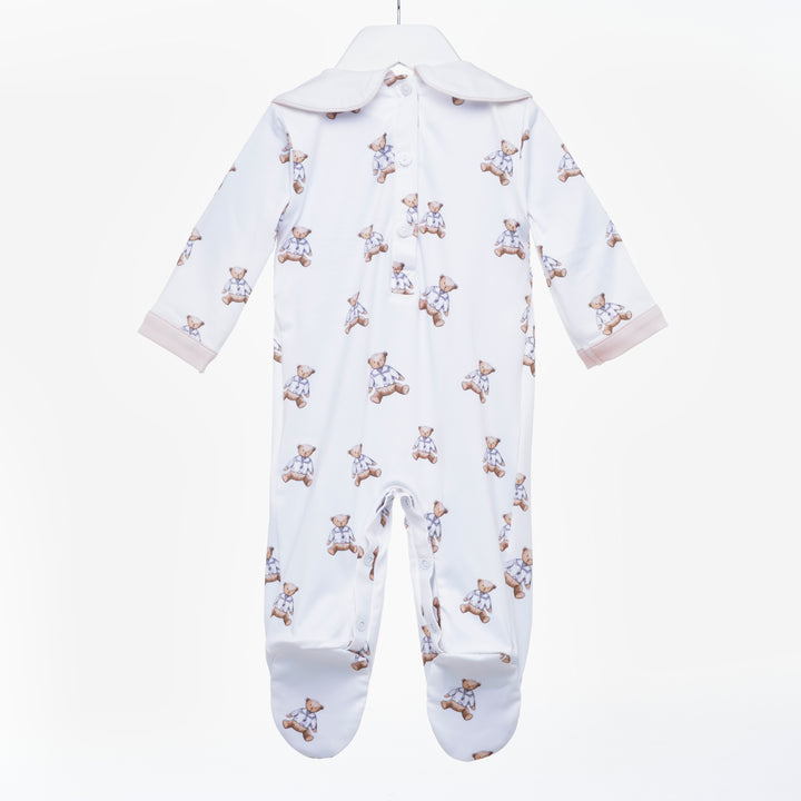 smocked baby sleepsuit smocked babygrow