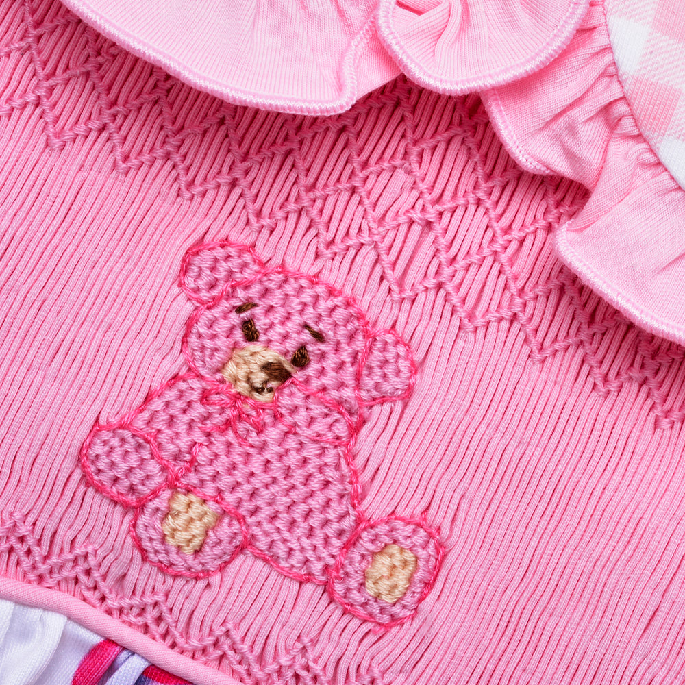 girls smocked sleepsuit baby girls smocked onesie
