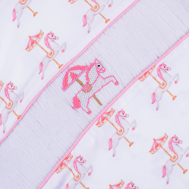 smocked baby blanket