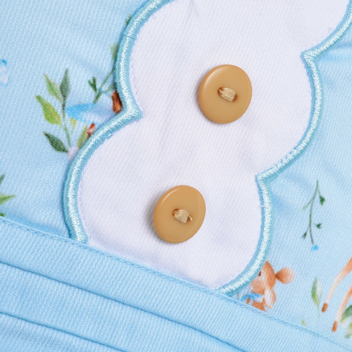 Ocean Baby Girls Classic Blue Bambi Petticoat Layered Dress (3M-10Yrs)