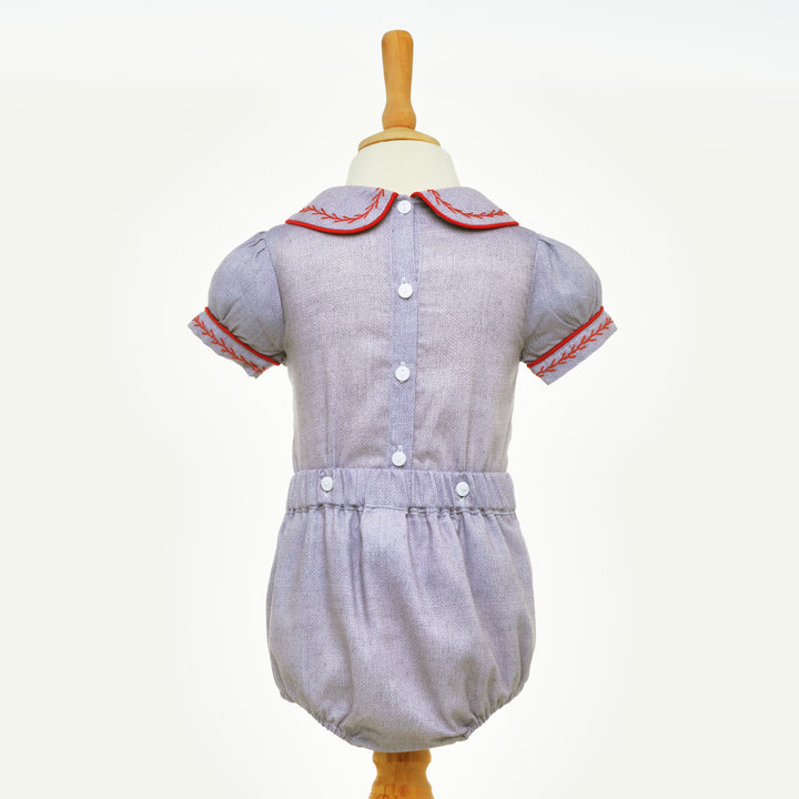 smocked boys toddler suit