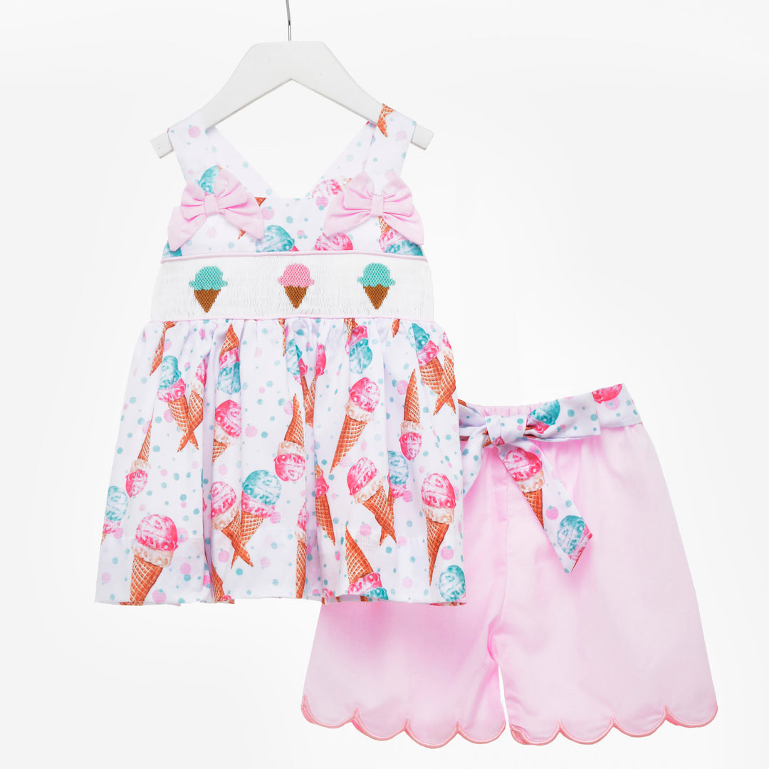 girls summer smocked sets baby smocked set