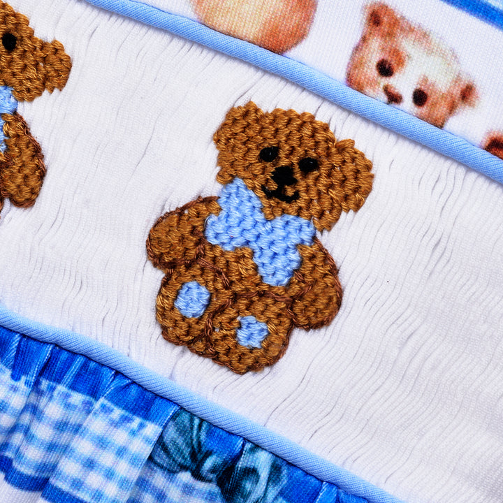 smocked baby sleepsuit smocked babygrow