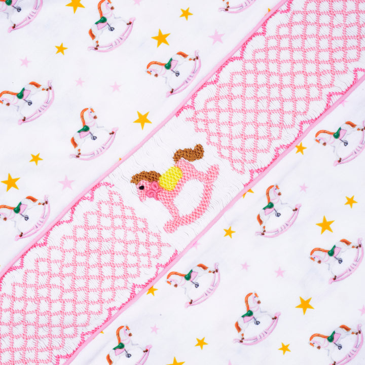 rocking horse baby blanket