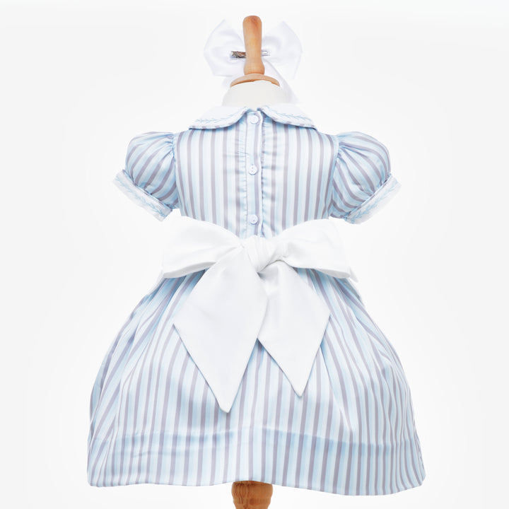 girls smocked baby dress