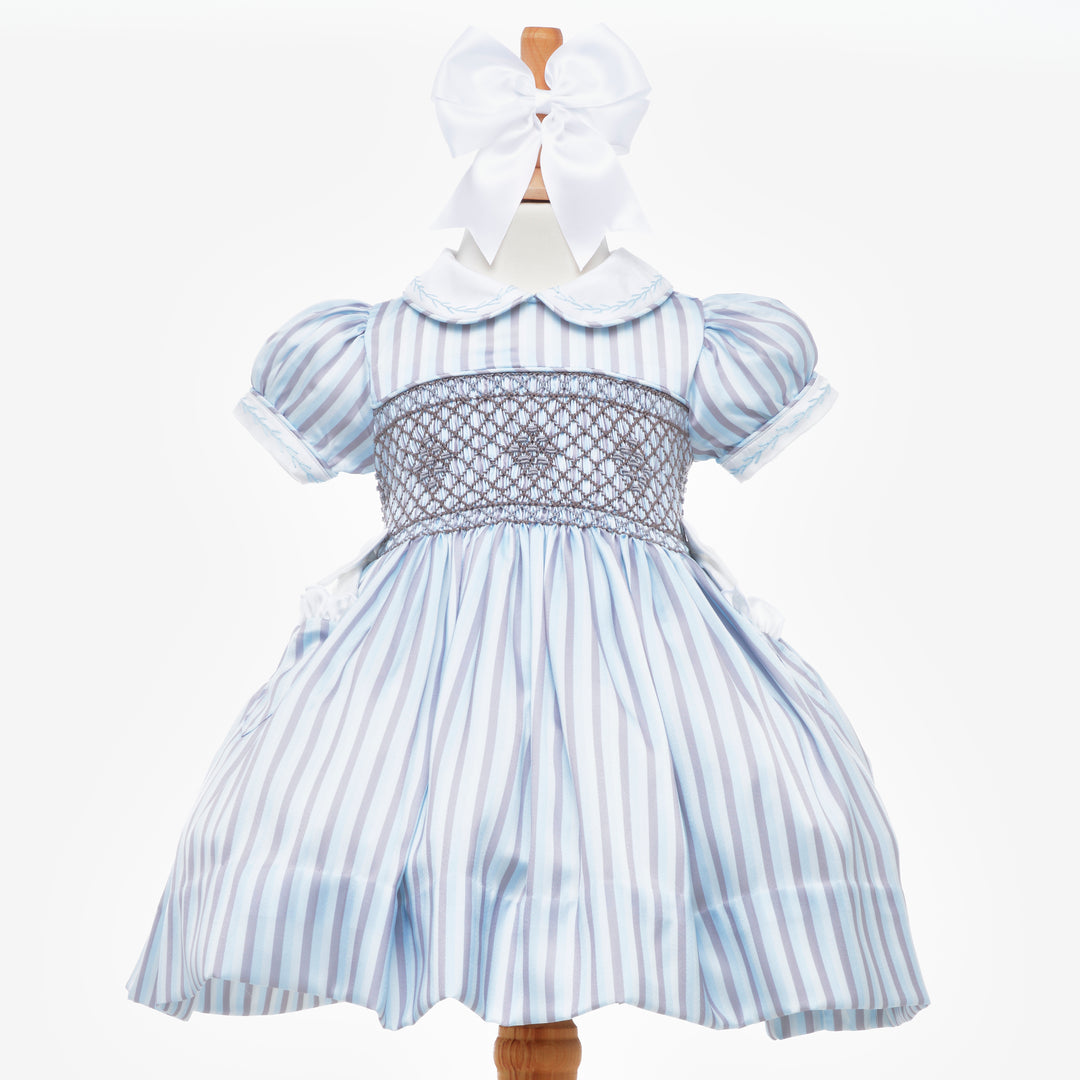 girls smocked dress
