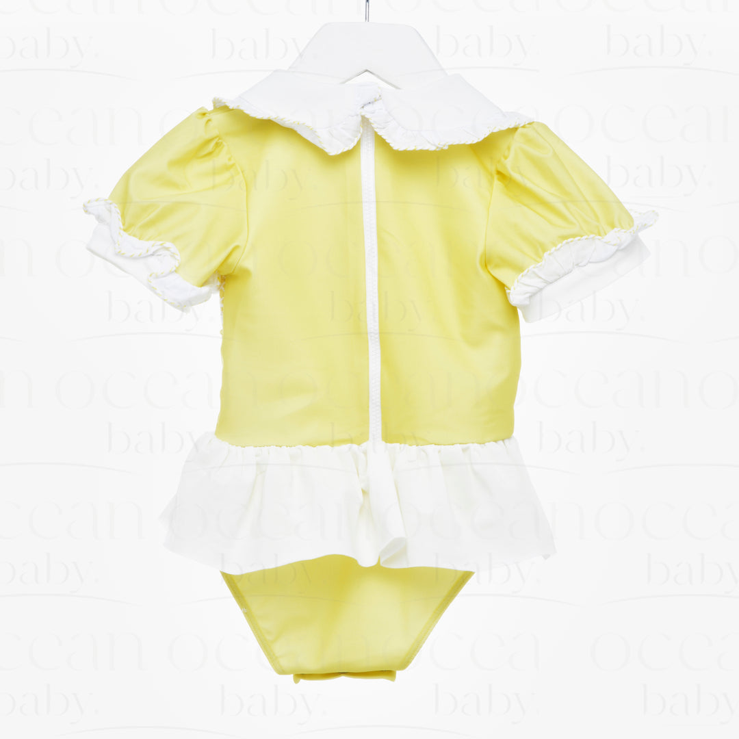 smocked baby swimwear kids swimming costumes