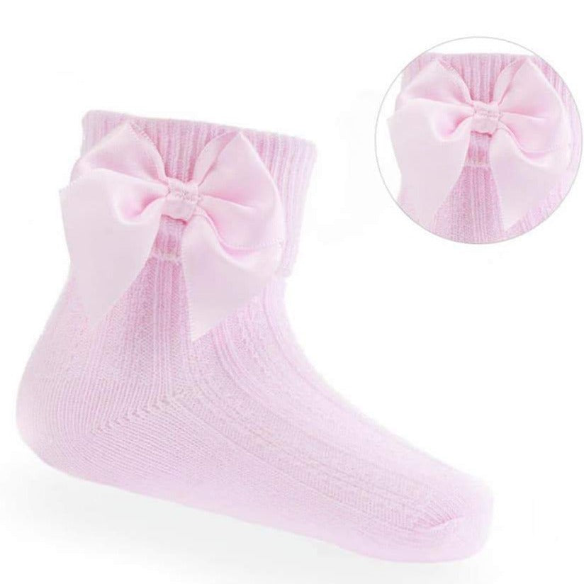pink baby socks