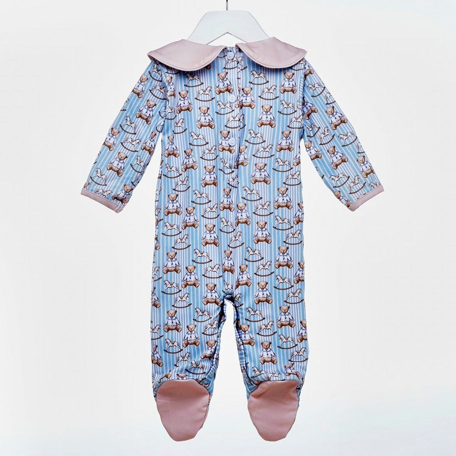 Ocean Baby Boys Vintage TeddyBear Sleepsuit (NB-12M)