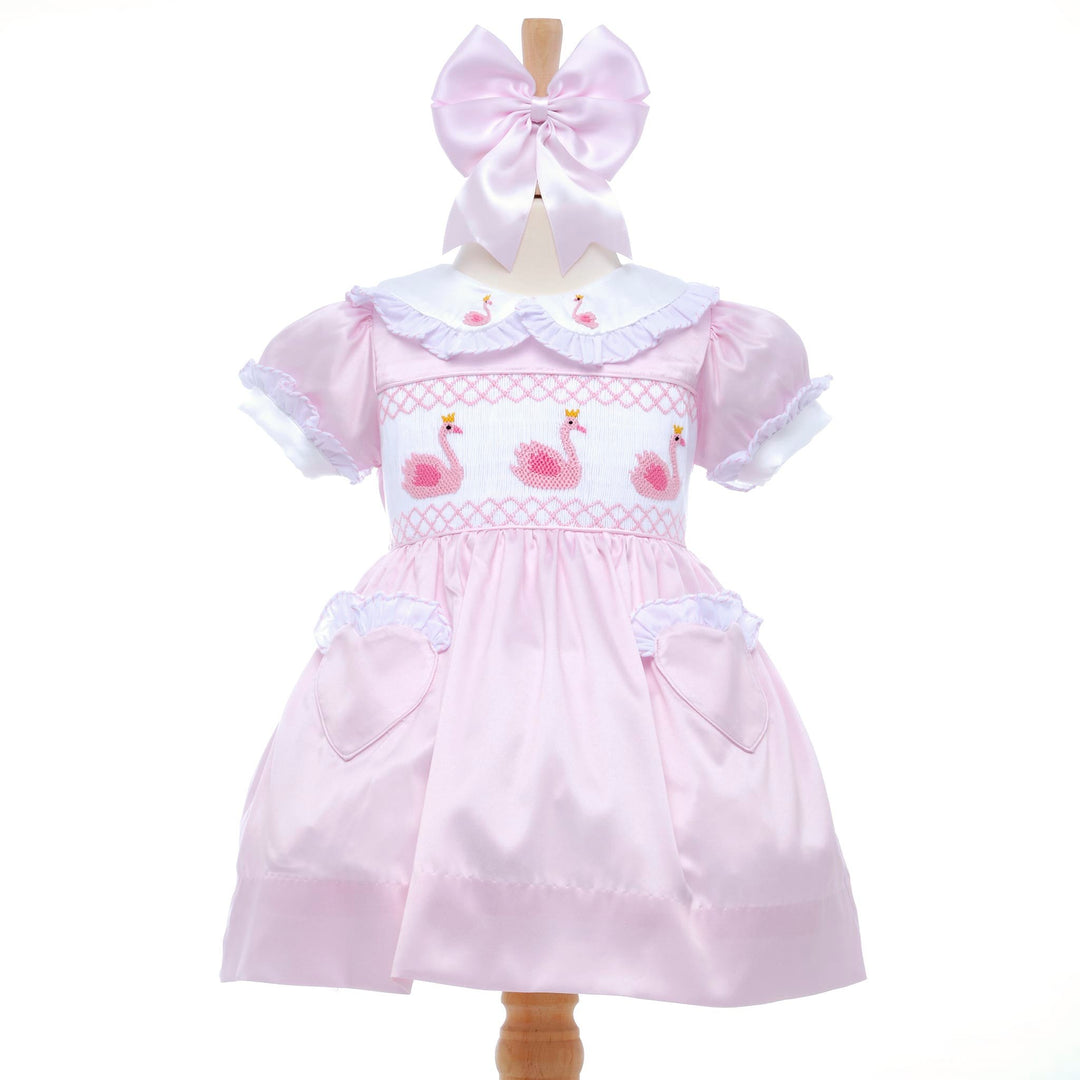 smocked baby dress smocked pink baby dress