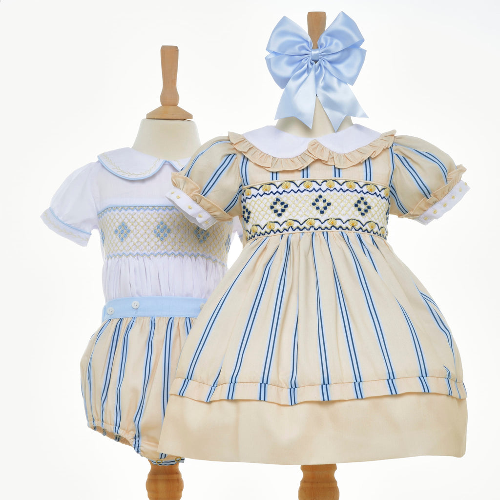 smocked matching kids clothes smocked easter dress