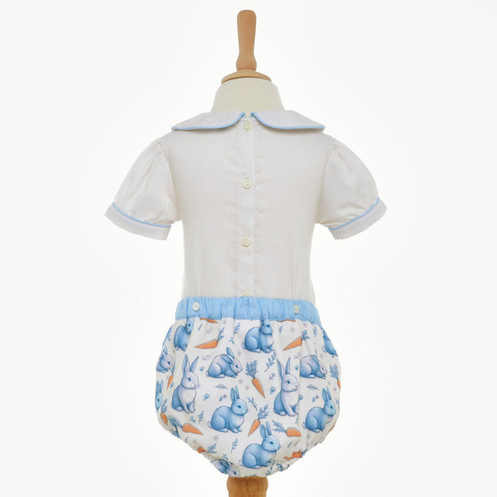 boys smocked bunny buster