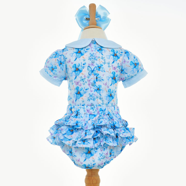 girls buster set smocked 