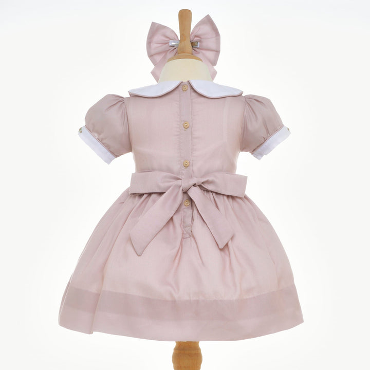 girls smocked dress