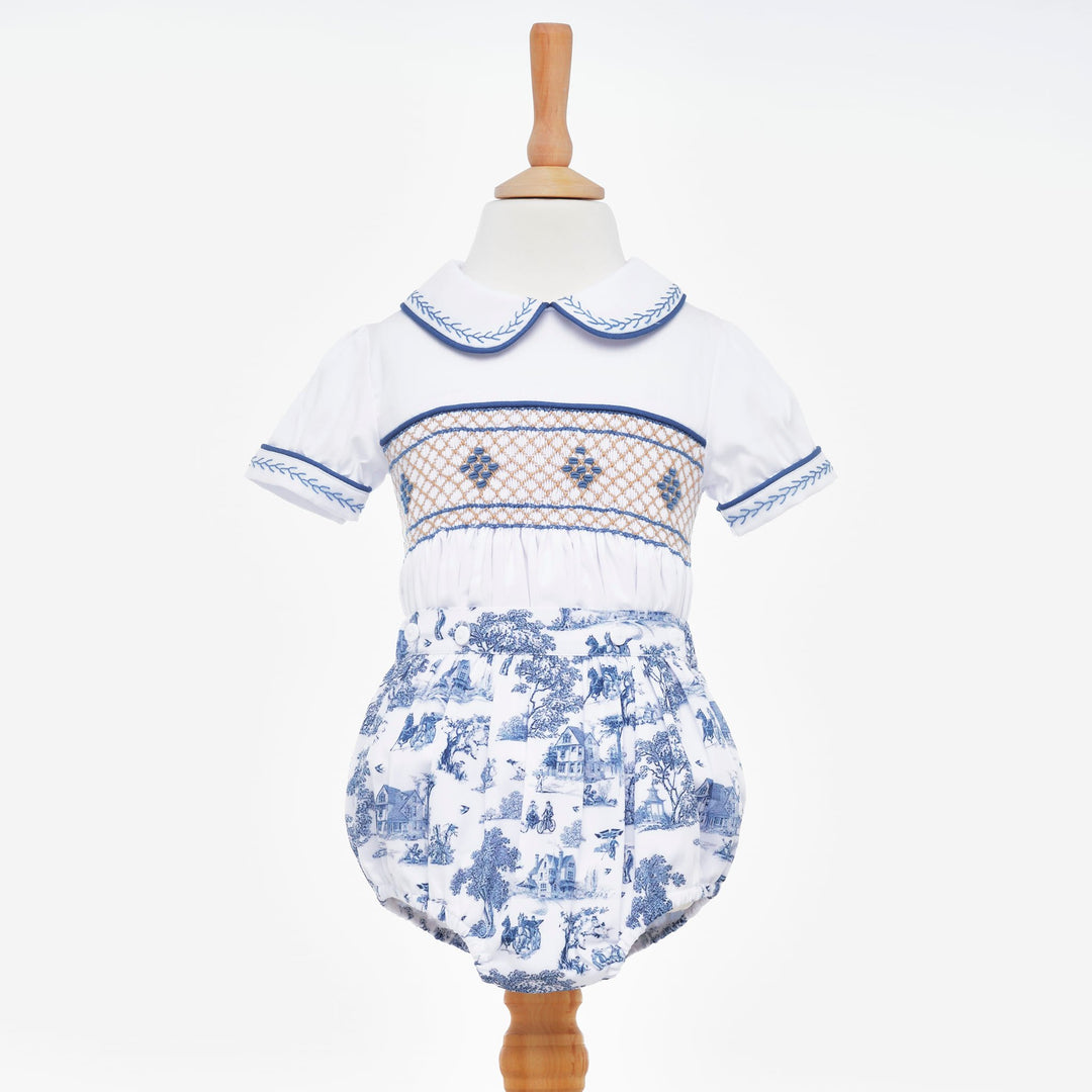 boys smocked outfit smocked baby clothes