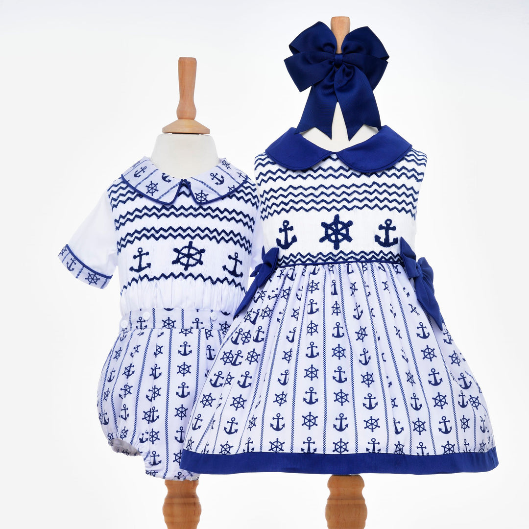 matching smocked childrens wear