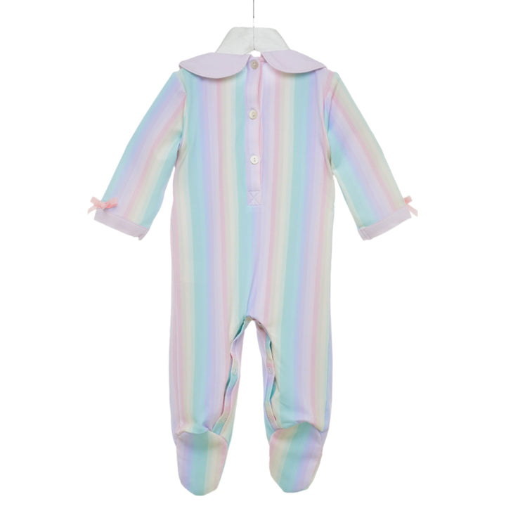 baby girls smocked sleepsuit smocked baby onesie