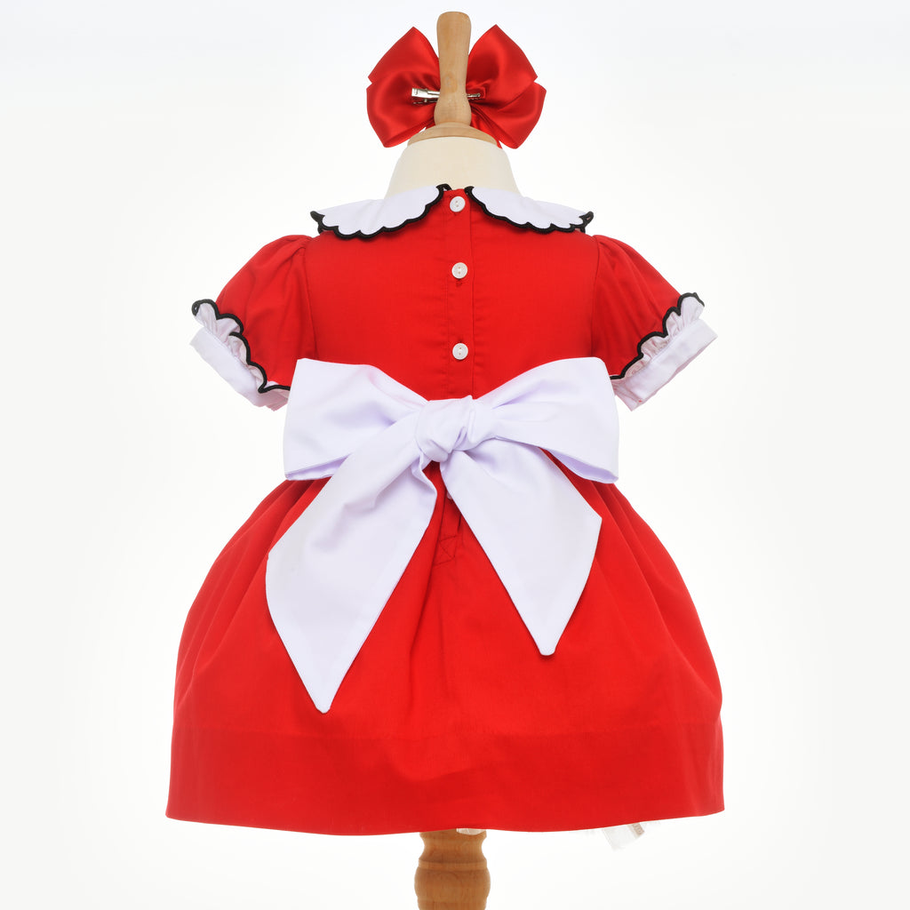 baby girls red dress