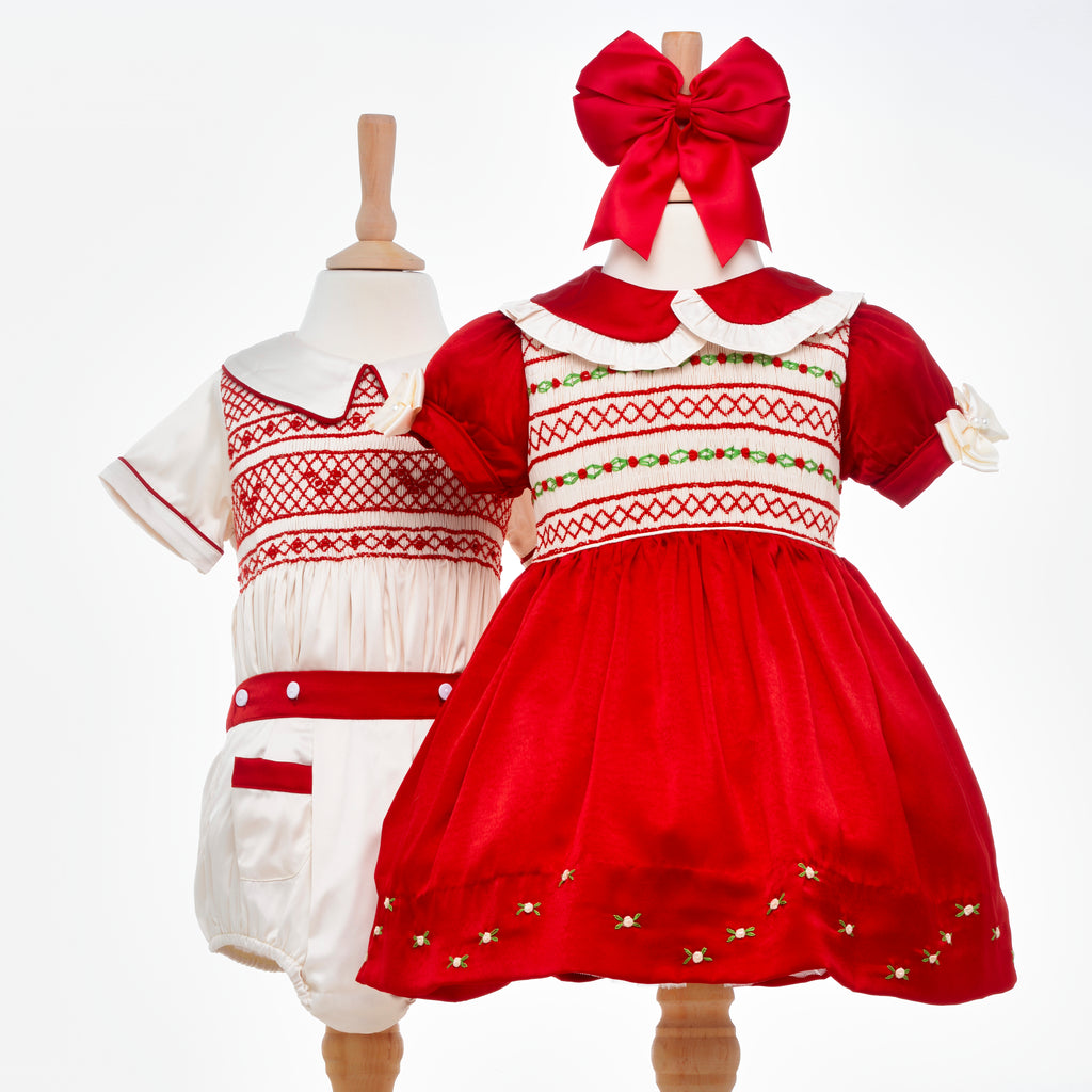 matching smocked kids clothes