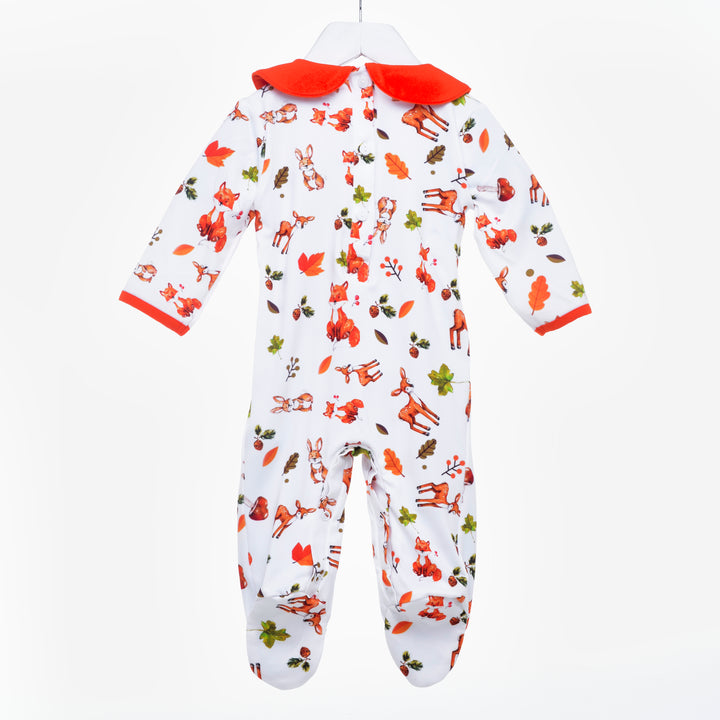 boys smocked sleepsuit boys smocked babygrow