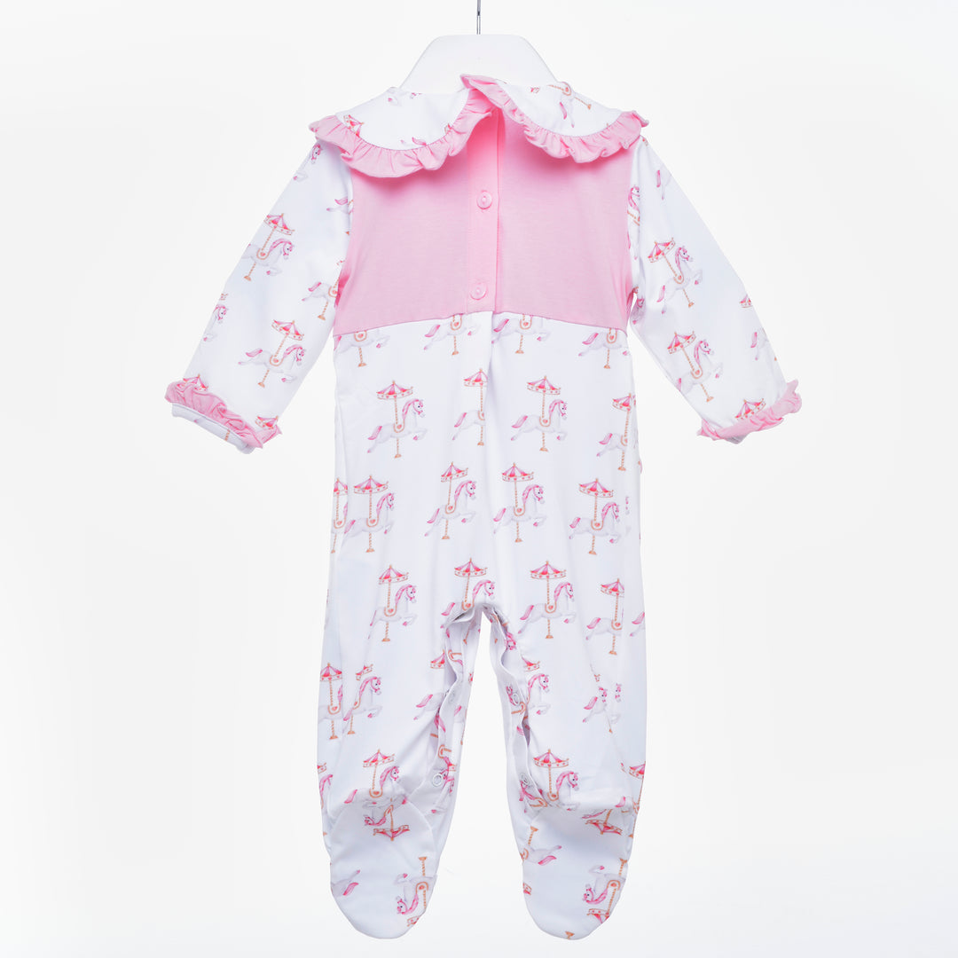 girls smocked sleepsuit baby girls smocked onesie