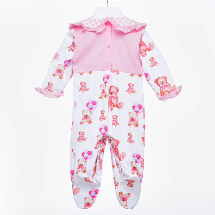 girls smocked sleepsuit baby girls smocked onesie