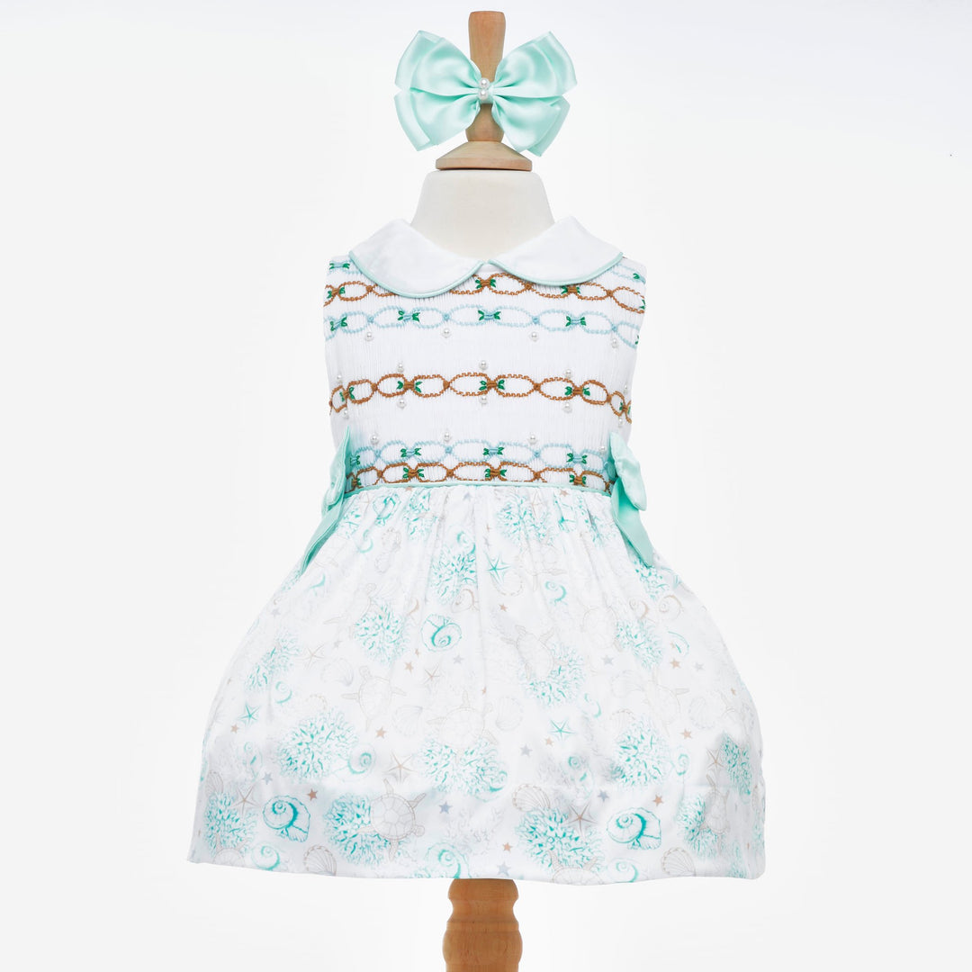 smocked summer dress