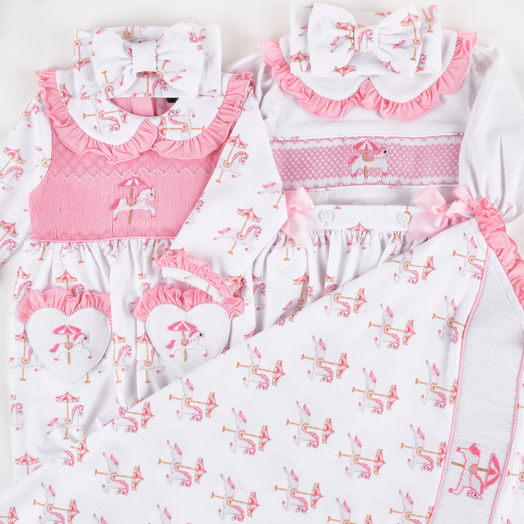 matching smocked baby clothes