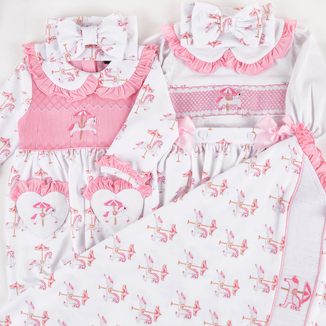 smocked matching kids clothing