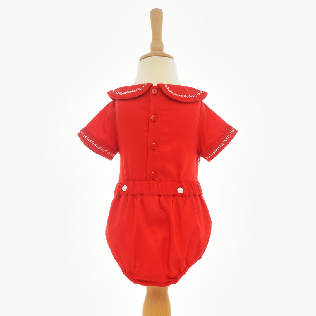 Ocean Baby Boys Exclusive Red Collection Buster Suit (NB-3Yrs)