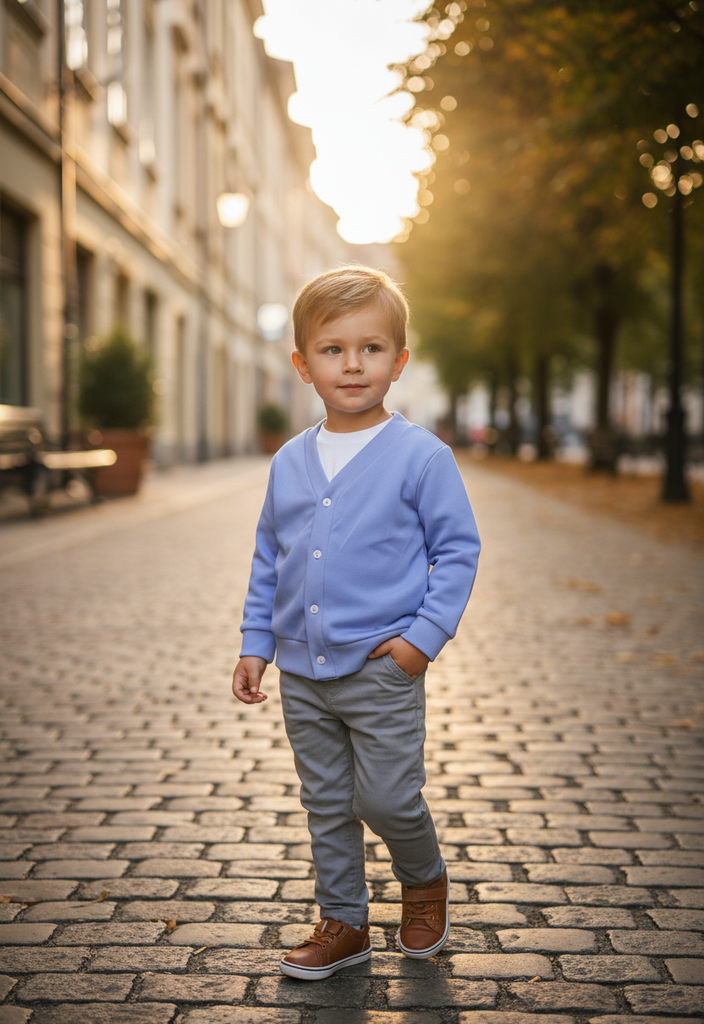 Ocean Baby Boys Cardigan Blue (NB-4Yrs)