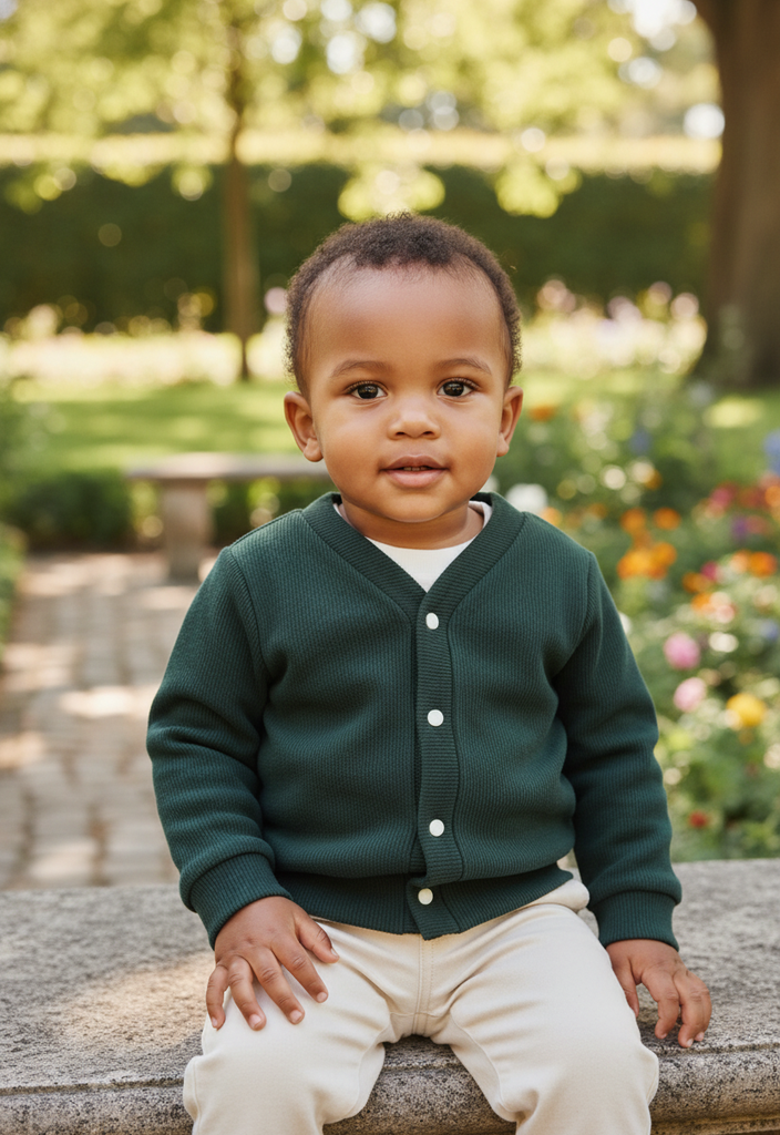 Ocean Baby Boys Cardigan Emerald (NB-4Yrs)