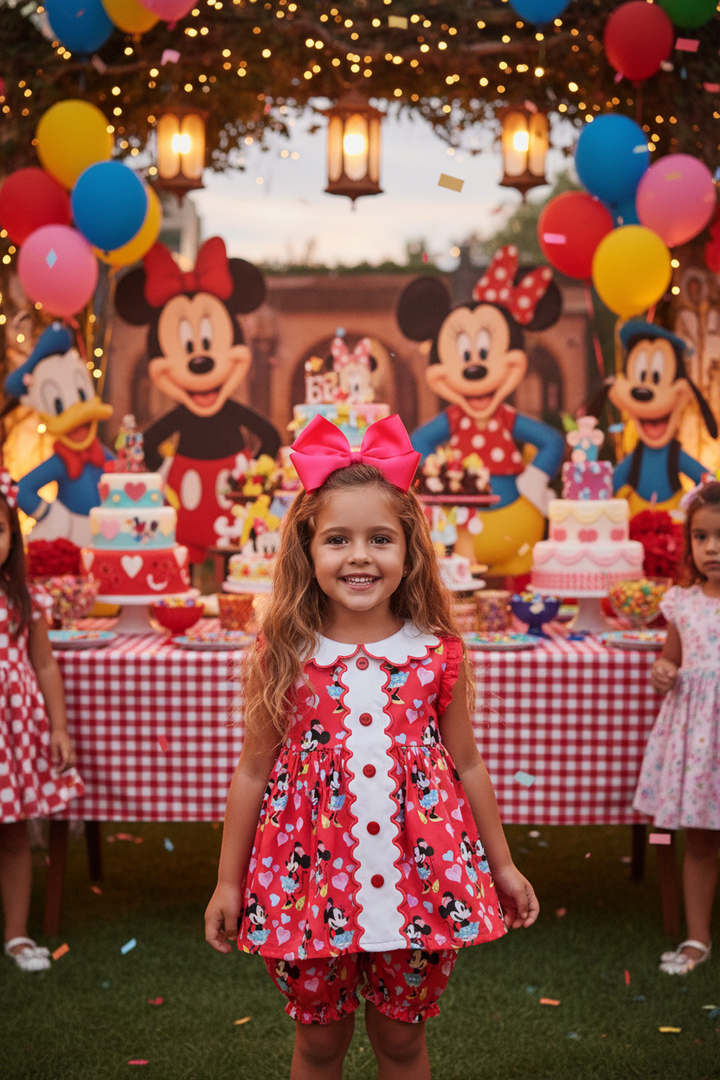 Ocean Baby Girls Classic Pink Minnie Set (12M-12Yrs)