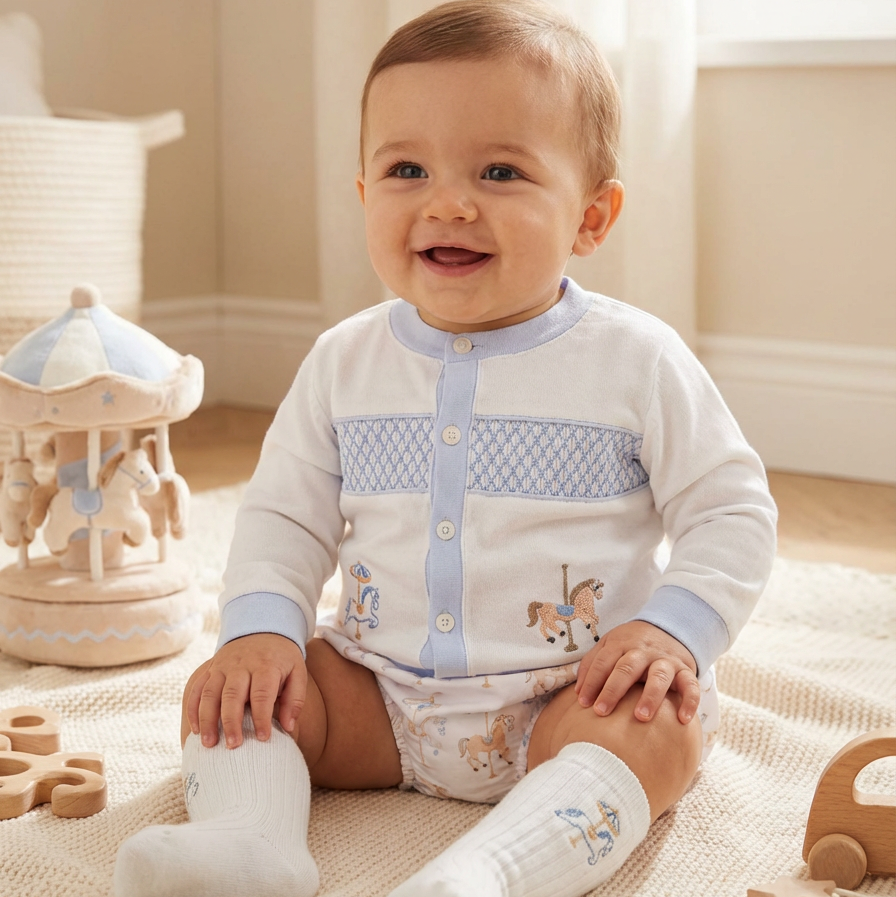 baby boys carousel themed suit sets luxury baby outfits 