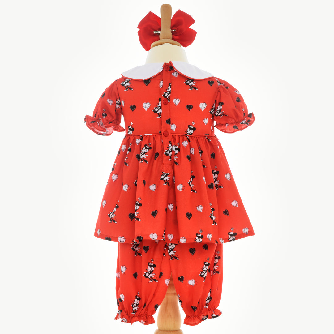 Ocean Baby Girls Classic Red Minnie Pj Sets (3M-10Yrs)