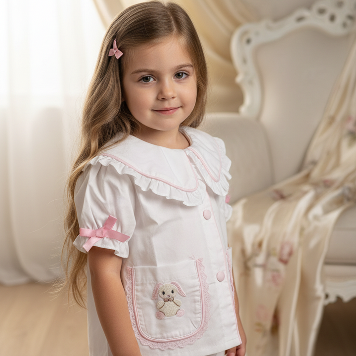 Ocean Baby Girls 'My Little Sugar Plum' Bunny Pyjamas (3M-10Yrs) Pjs