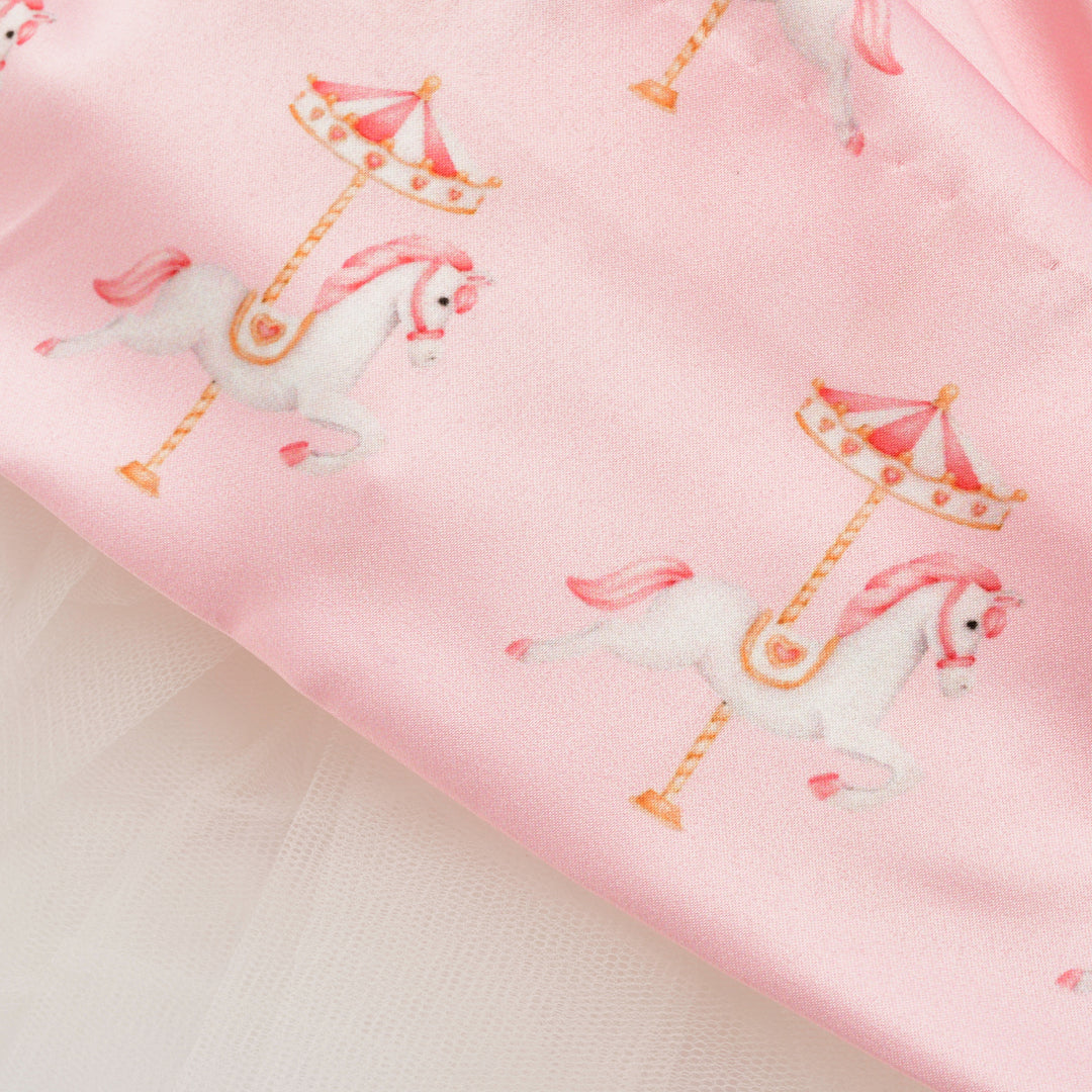 satin baby dress luxury smocked baby dress