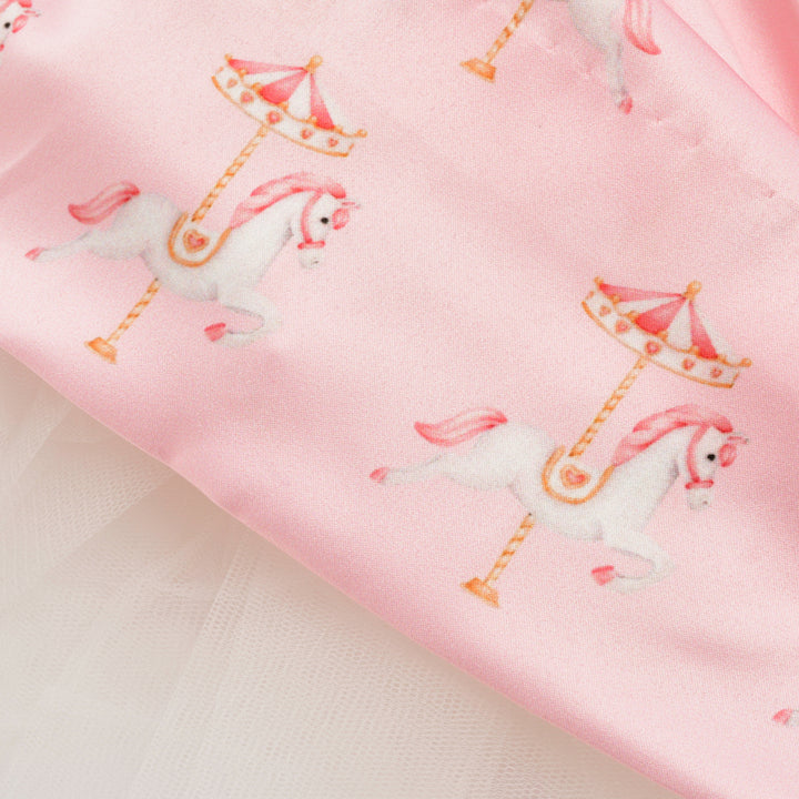 satin baby dress luxury smocked baby dress