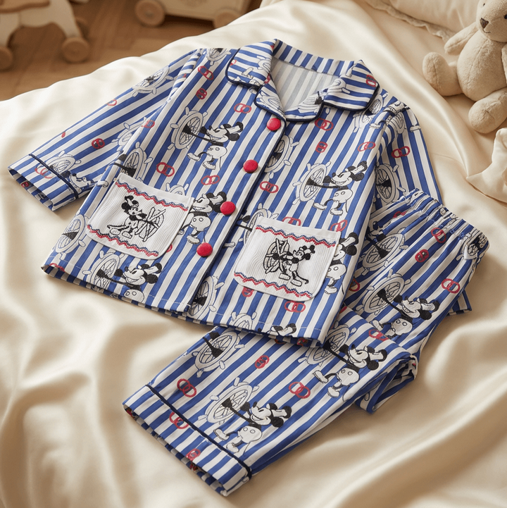 Ocean Baby Boys Mickey Smocked Pyjama Set (3M-8Yrs) Pjs