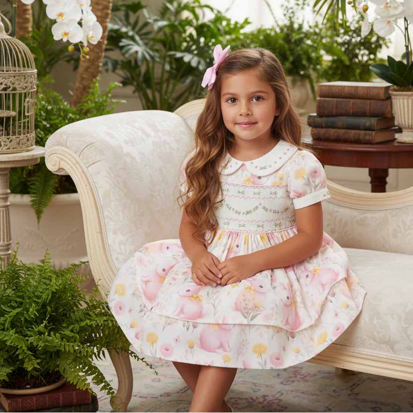 floral cotton baby dress full petticoat skirt newborn to 6 years