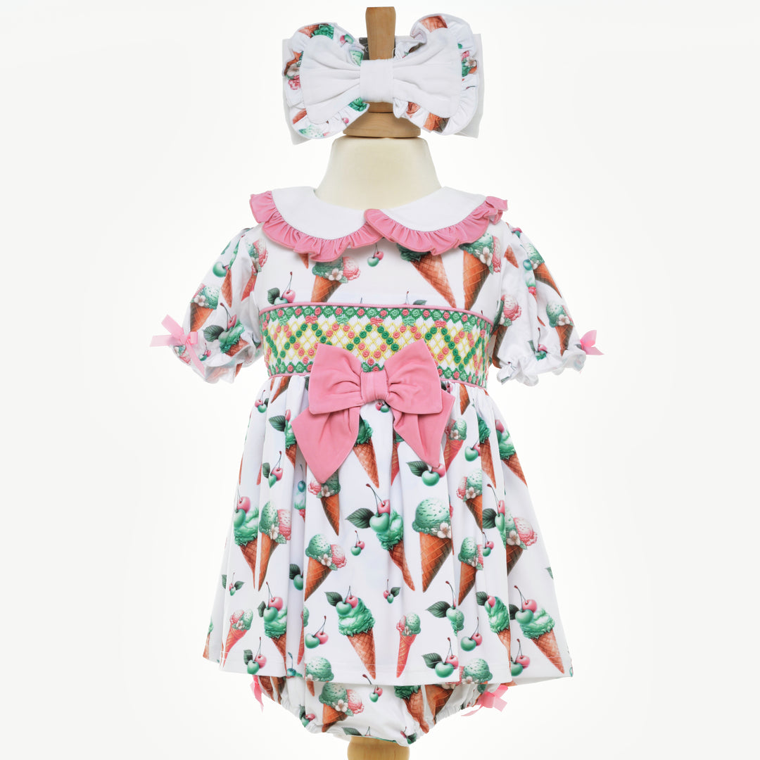 girls smocked romper smocked baby girls suit