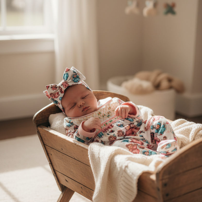 baby girls smocked sleepsuit unique luxury babywear