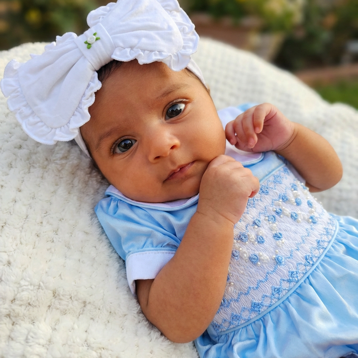 Ocean Baby Girls Topaz Lux Bubble Suit (NB-3Yrs)
