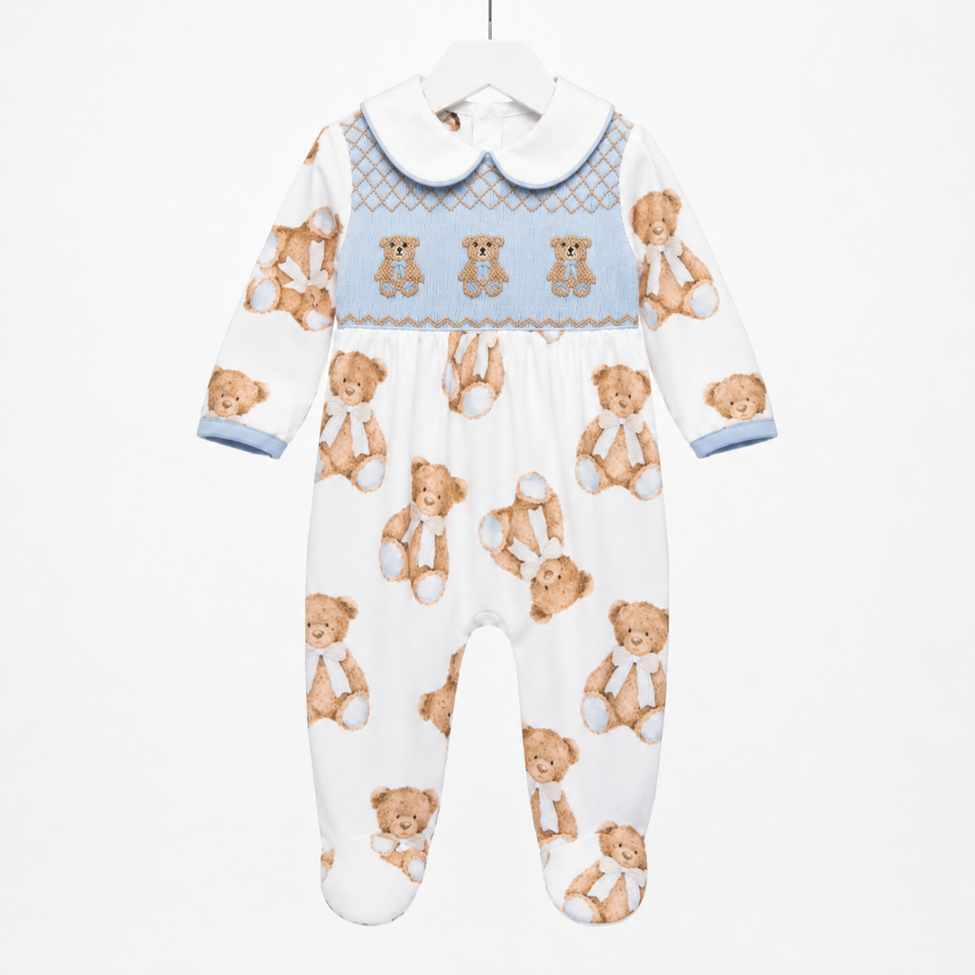 smocked baby boys outfits sleepsuits 