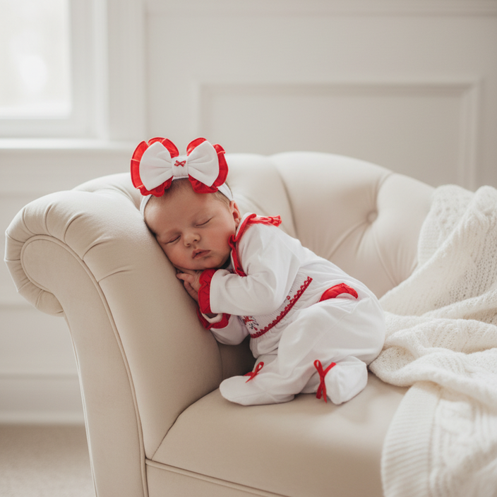 smocked baby sleepsuit luxury baby clothes baby girls smocked onesie