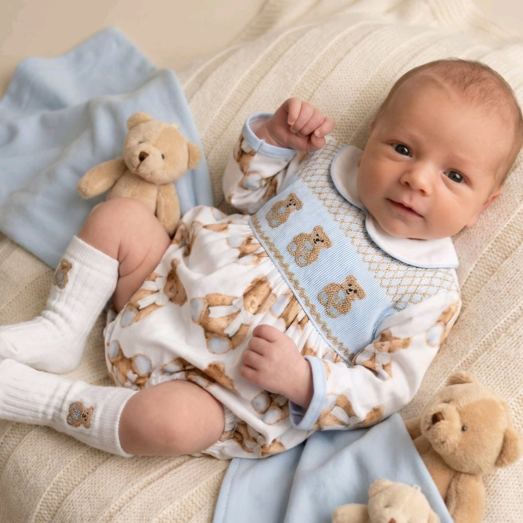 luxury baby boys smocked clothing uk